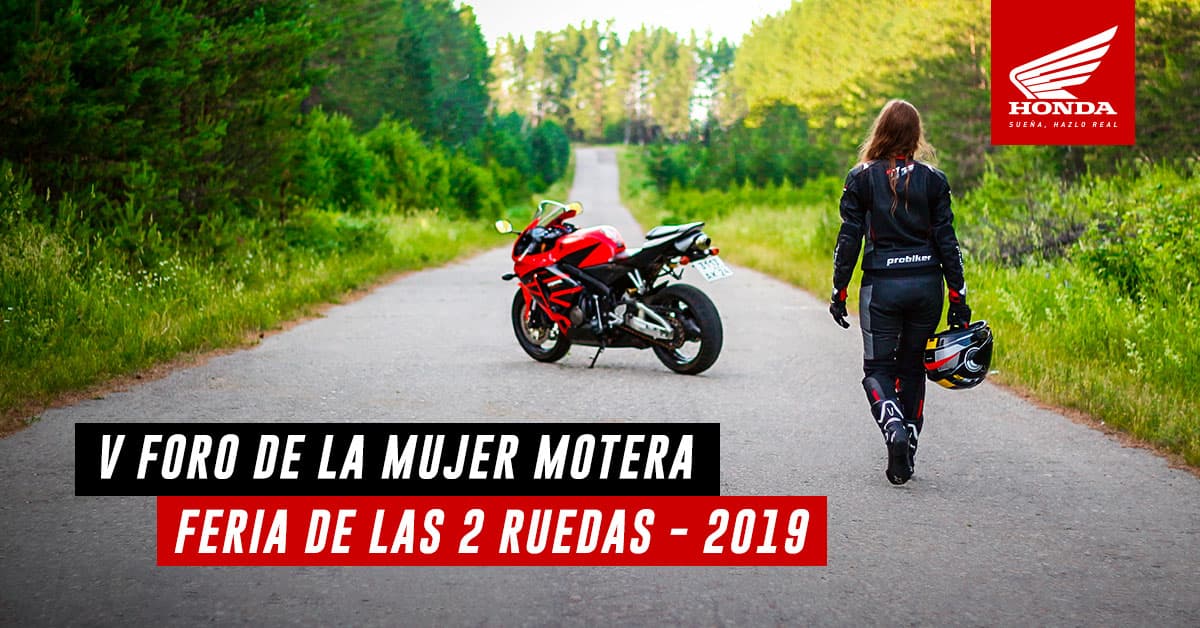 Honda presente en el V Foro de la Mujer Motera en la Feria de las Dos Ruedas
