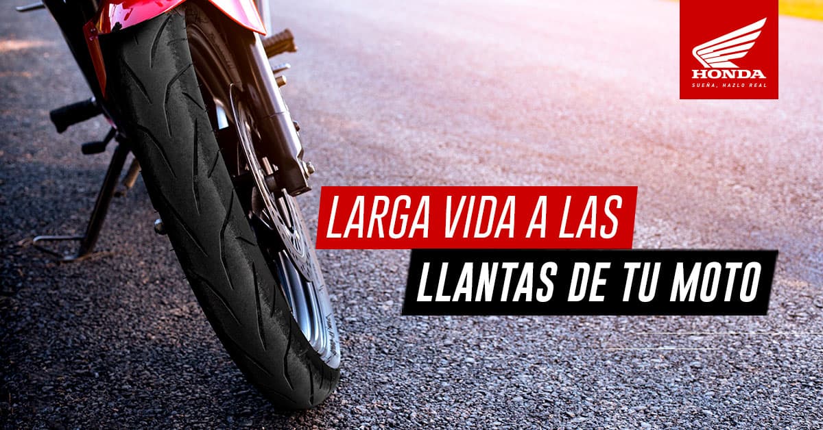 Prolonga la vida útil de las llantas de tu moto