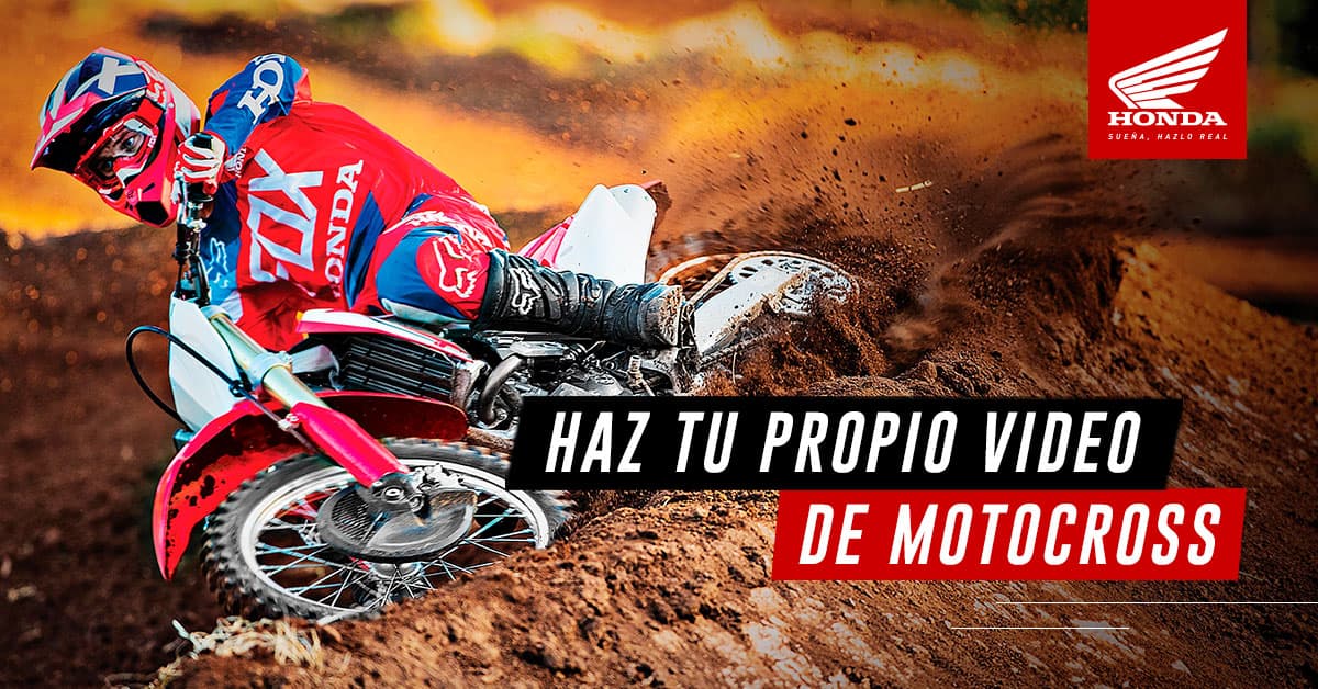 Haz tus propios videos de motocross