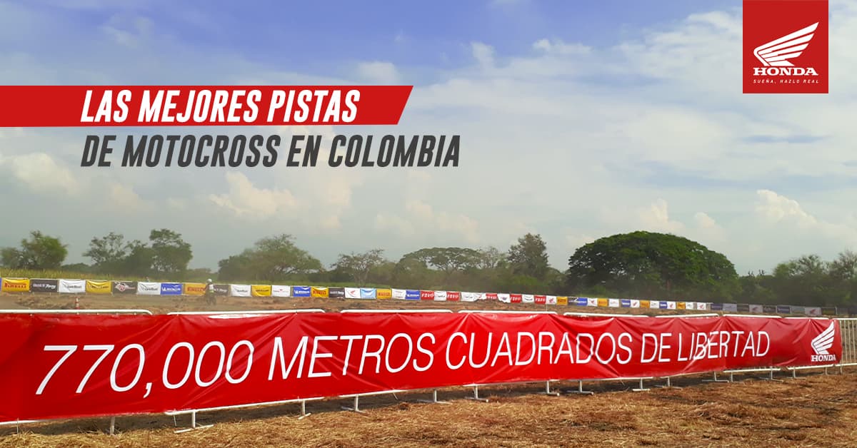 3 pistas posicionadas para motocross en Colombia