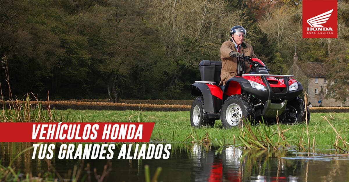 Cuatrimotos Honda, aliadas en el campo