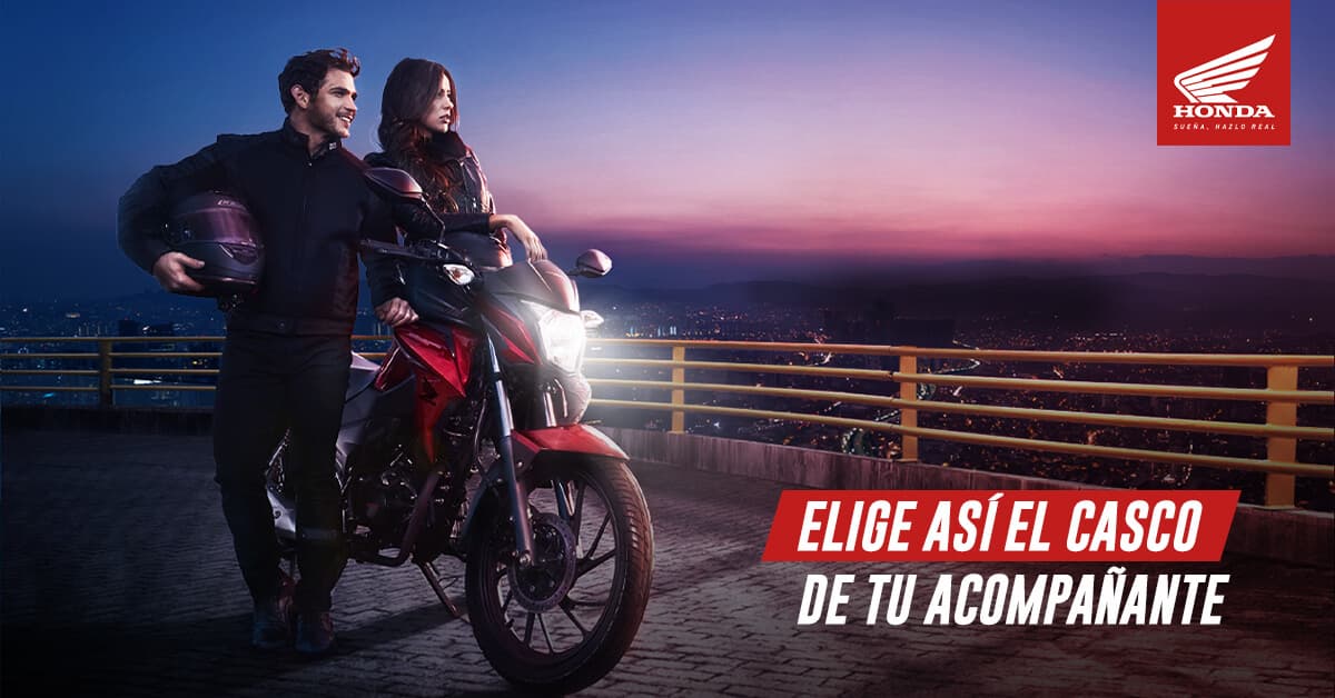 ¿Cómo elegir un casco para tu acompañante?
