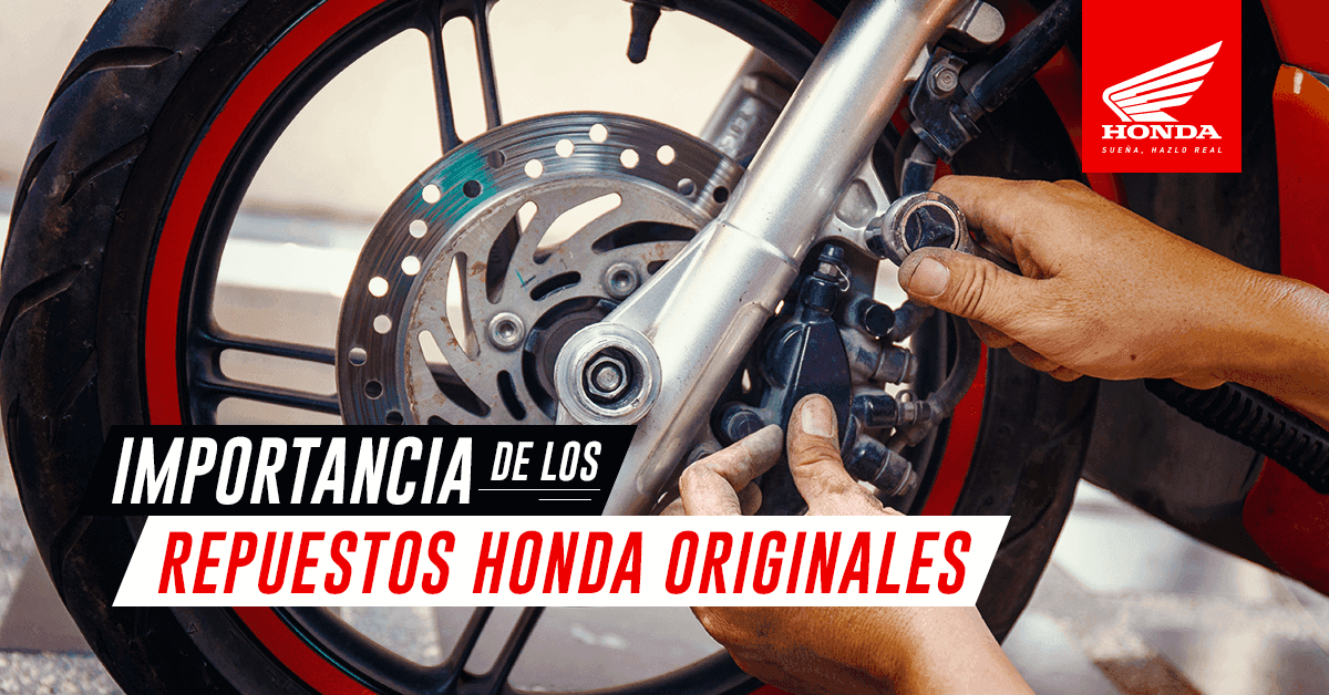5 razones para siempre ponerle repuestos originales a tu moto Honda