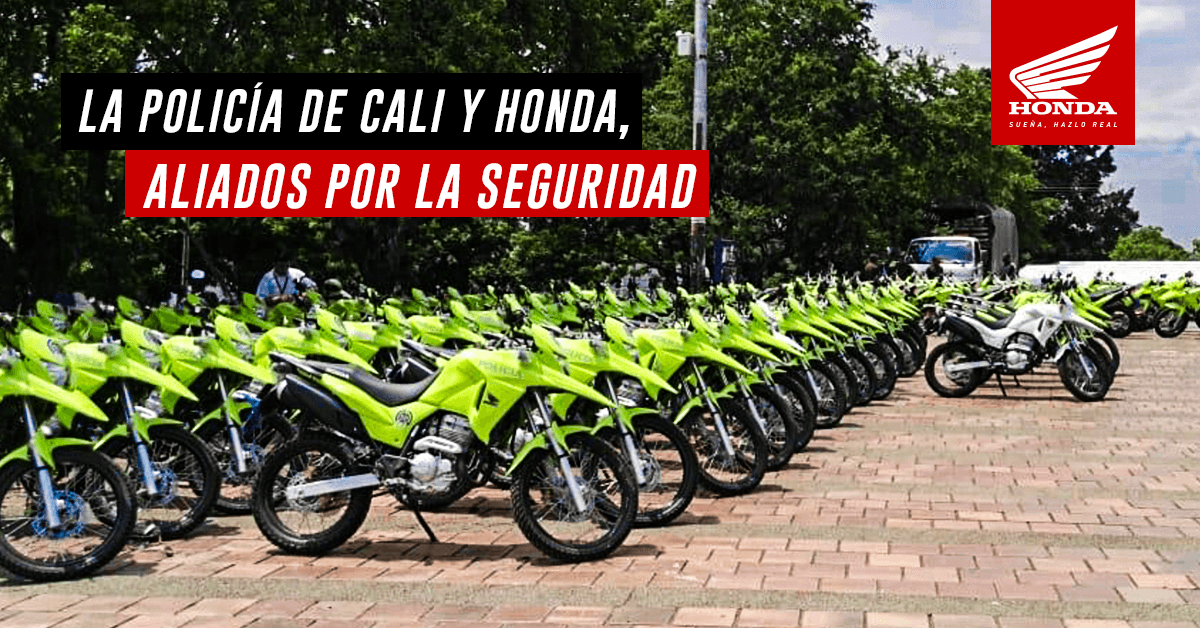 Cali se refuerza en seguridad con la Honda XRE 300