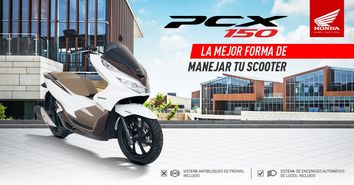 Tips para manejar de forma segura una scooter como la PCX 150