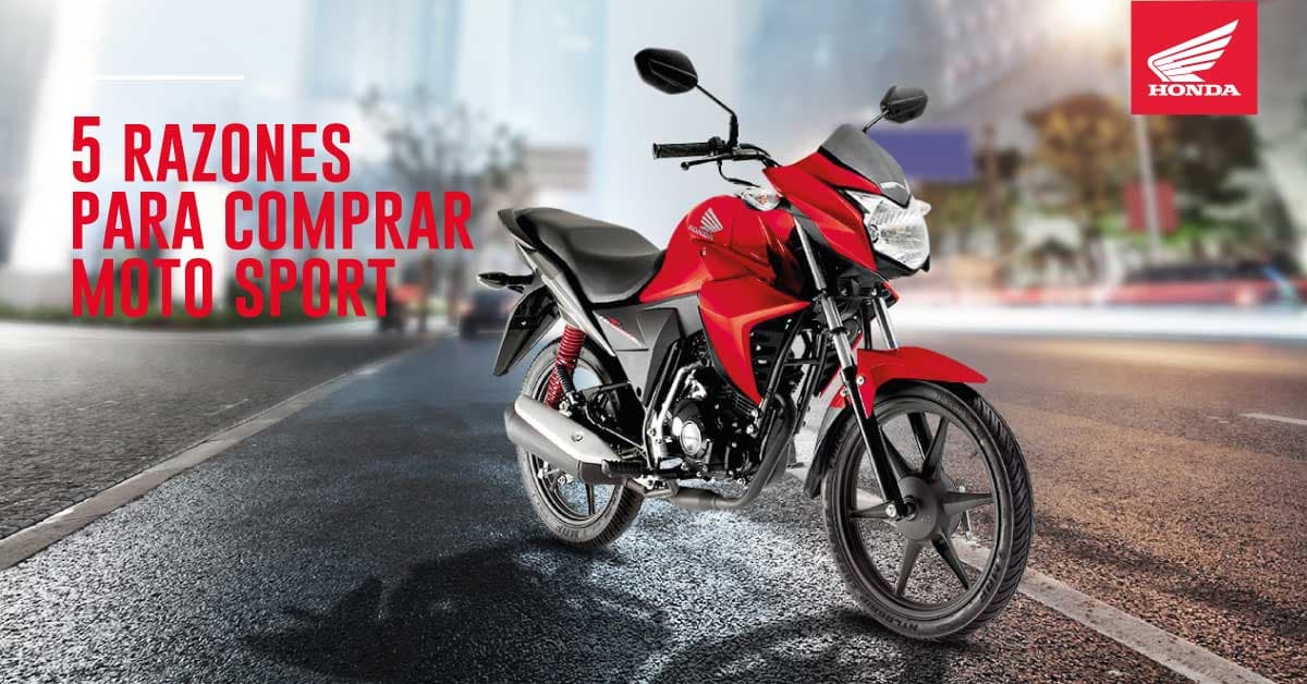 5 Razones para comprar moto sport en lugar de carro