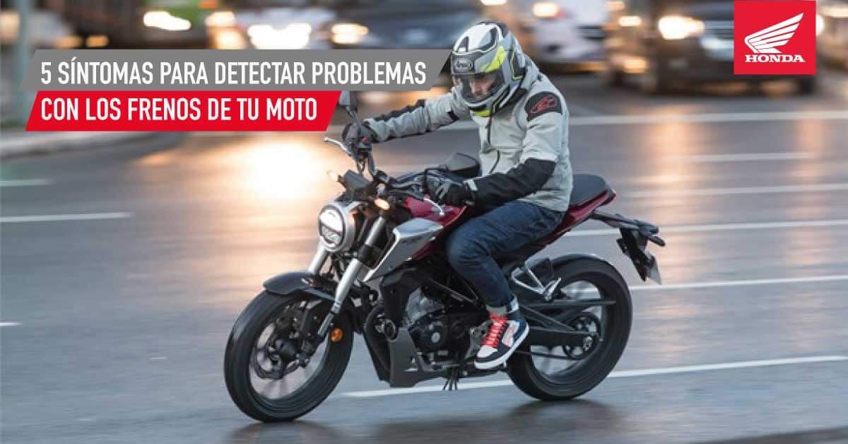 5 Síntomas que te ayudarán a detectar problemas con los frenos de tu moto