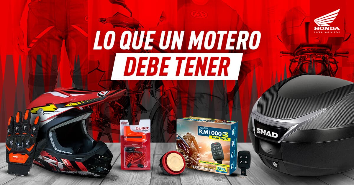 7 accesorios indispensables para un motero