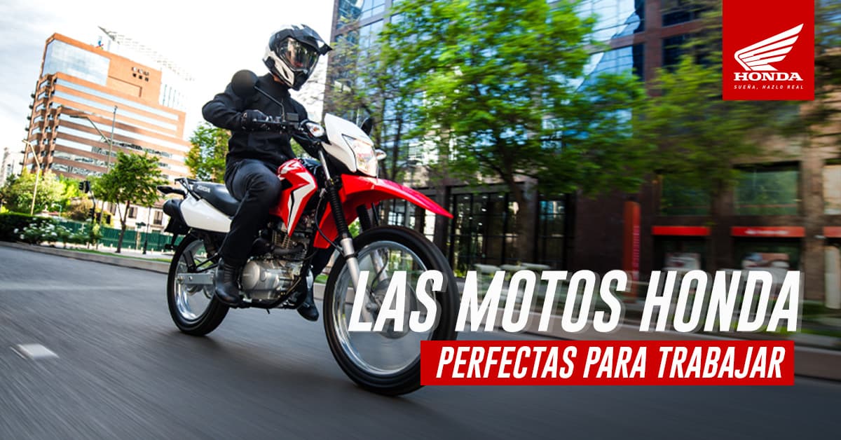 Descubre por qué las motos Honda son una excelente opción para trabajar
