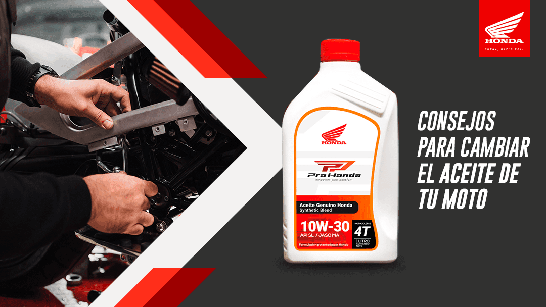 Aceite Pro Honda: cómo y cuándo cambiarlo en tu moto