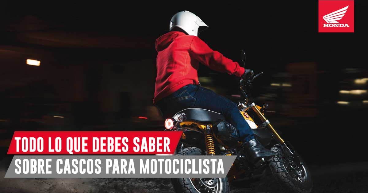 Todo lo que debes saber sobre los cascos para motociclista