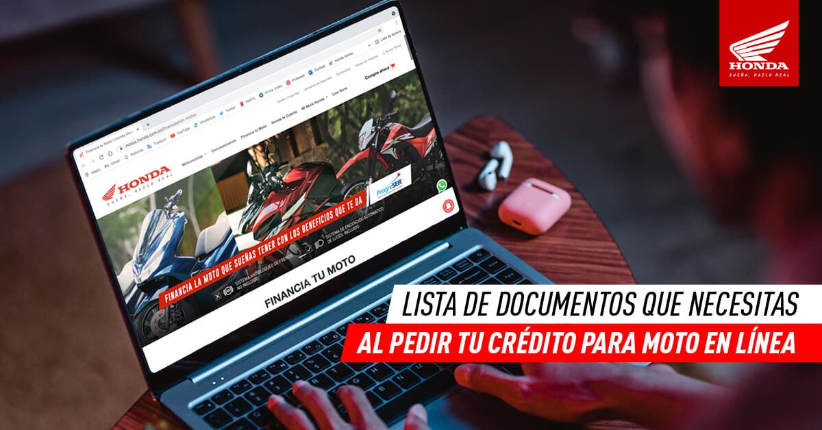 Lista de documentos que necesitas al pedir tu crédito para moto en línea