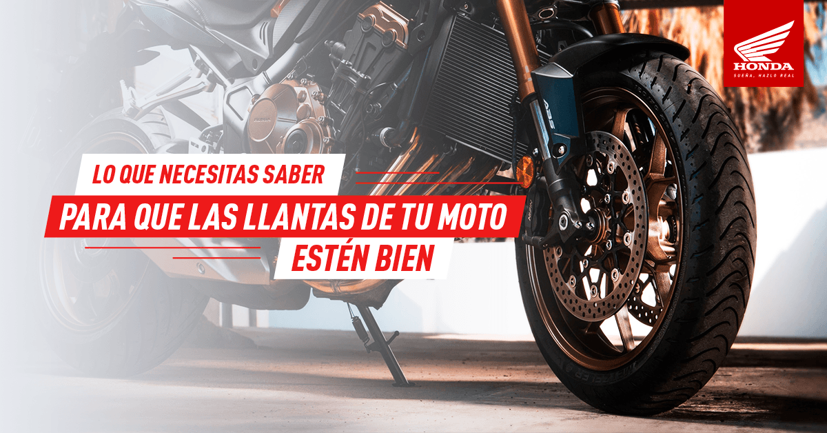 Aprende sobre el mantenimiento y cuidado de las llantas de tu moto
