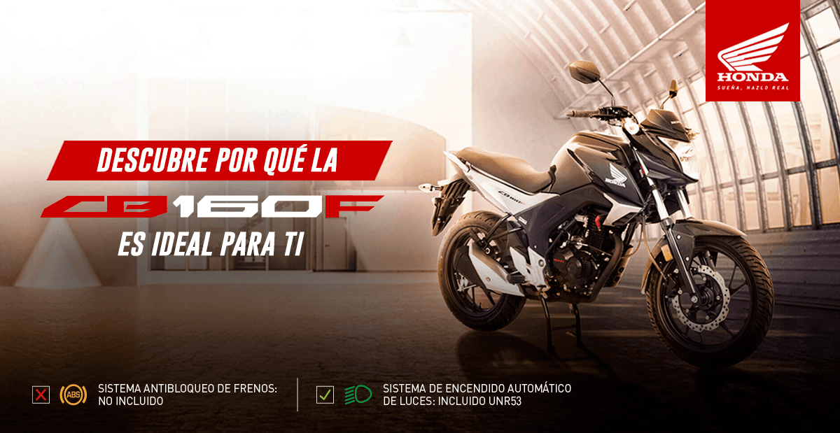 5 cosas que hacen de la CB 160F una moto única