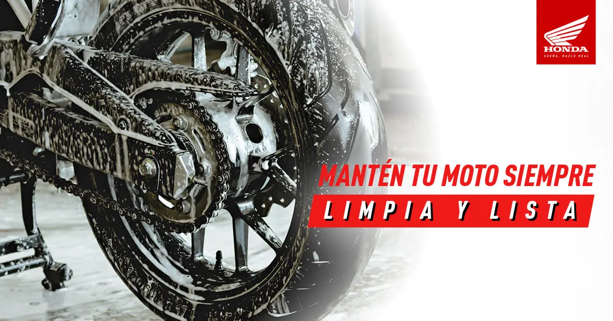Sencillos pasos para lavar tu moto desde casa