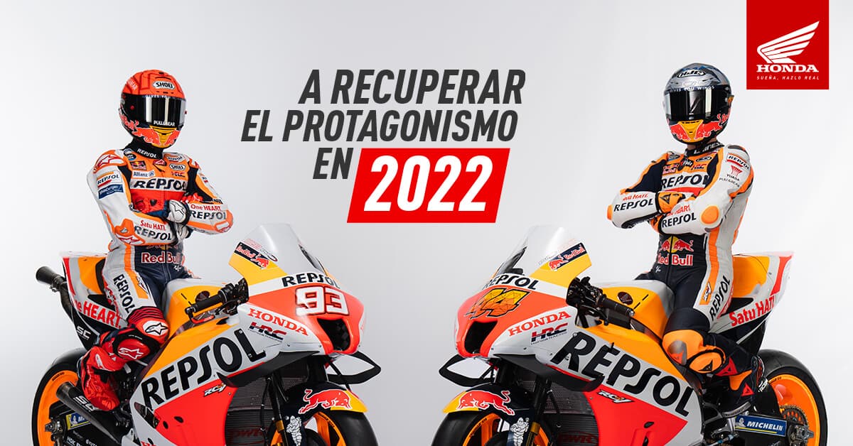 Descubre aquí todos los detalles del Repsol Honda Team 2022 en Moto GP