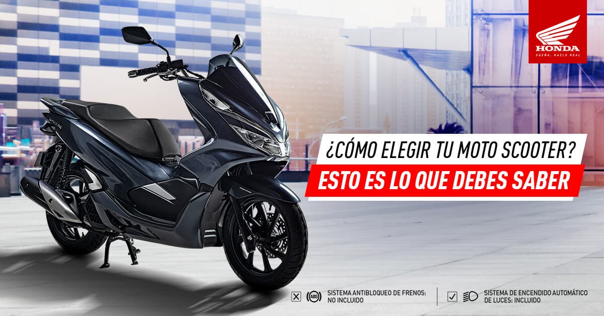 ¿Cómo elegir tu moto scooter? Esto es lo que debes saber