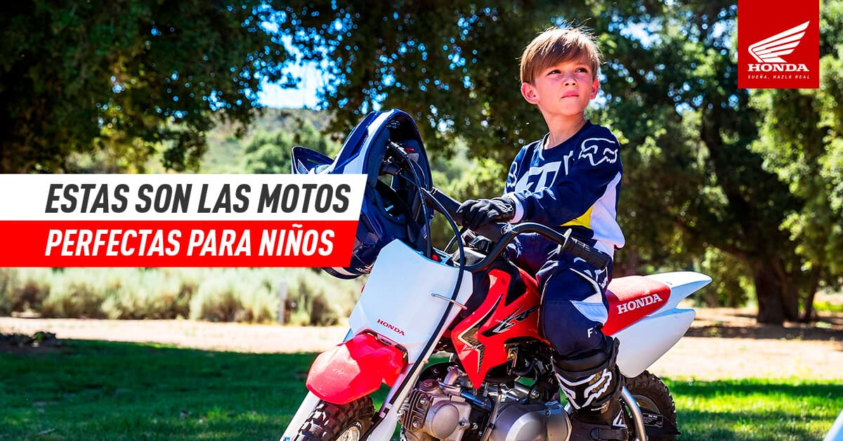 Estas son las motos perfectas para niños