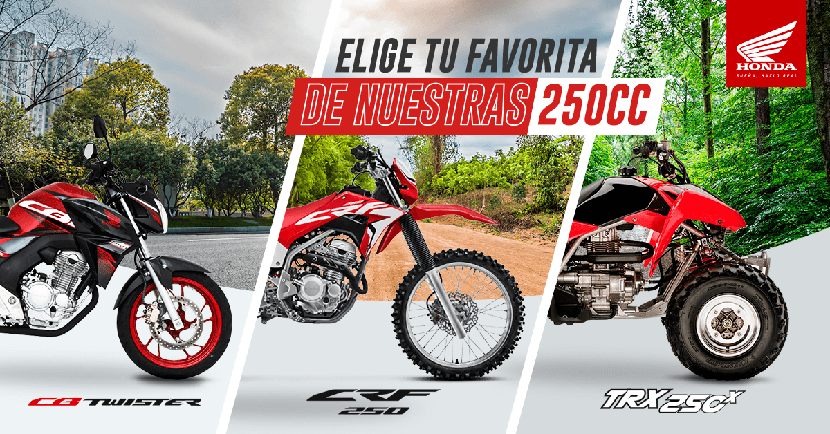Nuestras motos 250cc que debes conocer, según su categoría