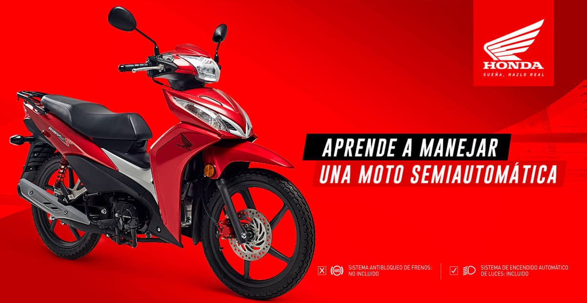 ¿Cómo manejar una moto semiautomática?
