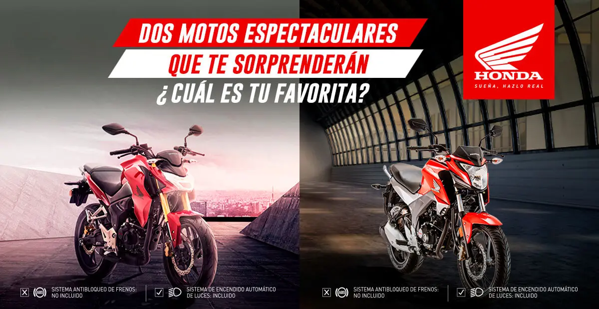 CB 190R vs CB 160F DLX: ¿Cuál prefieres?