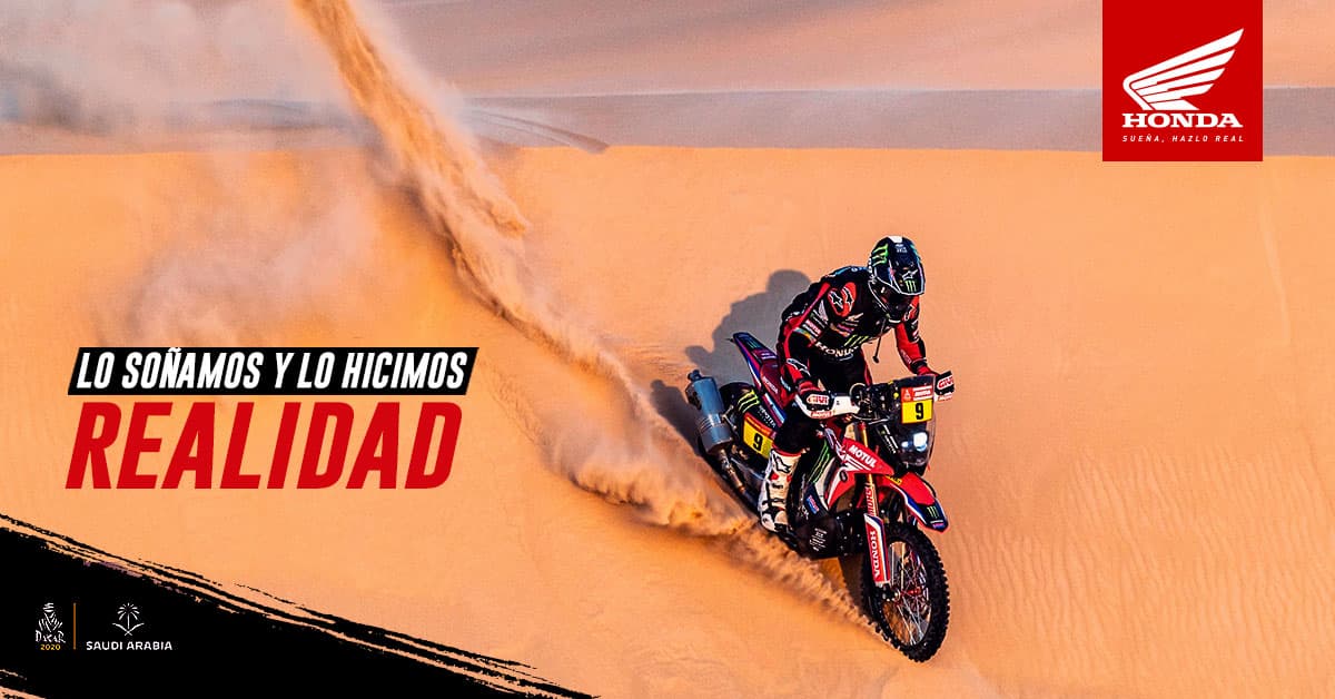 Ricky Brabec conquista el primer lugar del Dakar junto a Honda