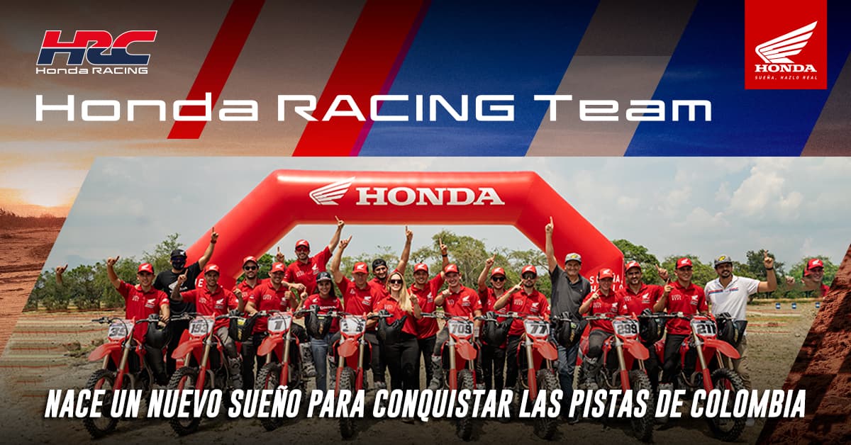 Honda Racing Team: nace un nuevo sueño para conquistar las pistas de Colombia