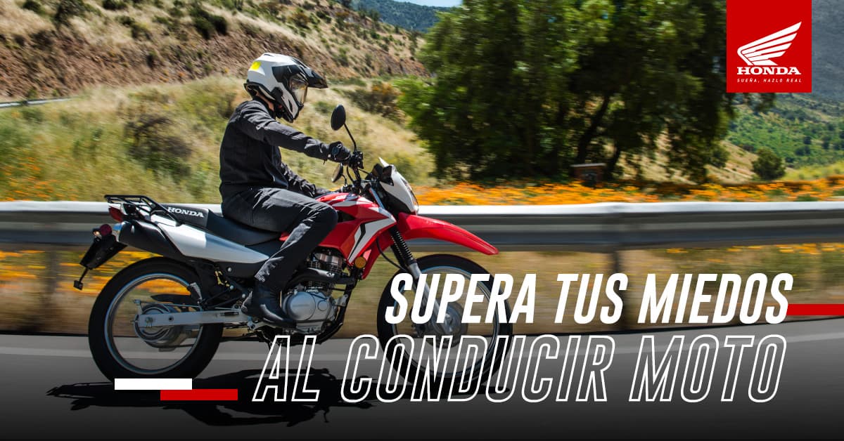 Supera tus miedos al conducir moto por primera vez