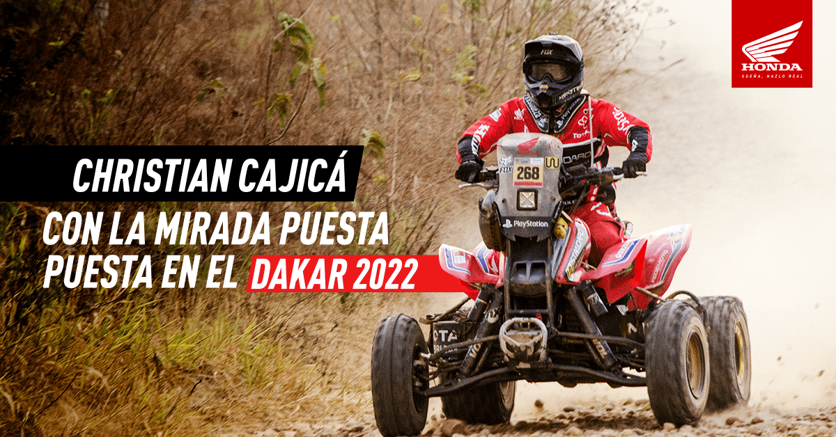 Así se prepara Christian Cajicá para el Dakar 2022
