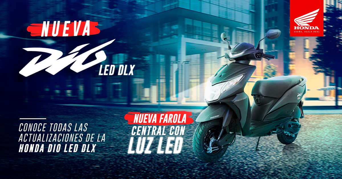 La Honda Dio LED DLX, una moto perfecta para ti