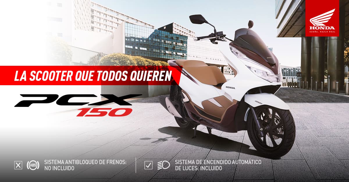 ¡La scooter ideal! Conoce todos los beneficios de tener una pcx 150