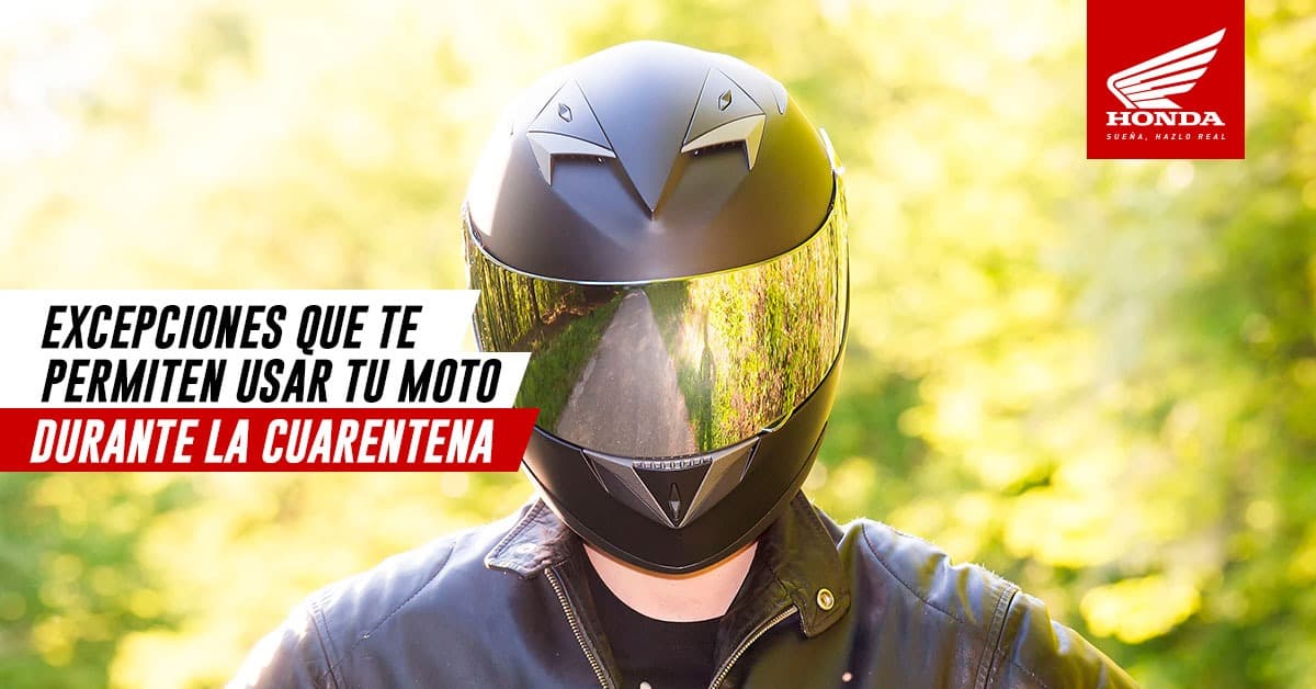 Casos en los que puedes usar tu moto en el aislamiento obligatorio