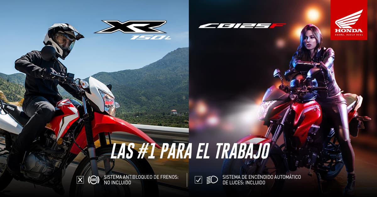XR 150L vs CB 125F ¿cuál es la mejor opción para tu trabajo?