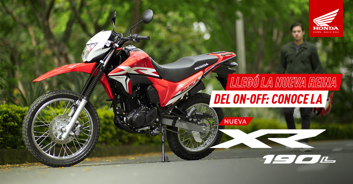 ¿Estás buscando una moto para ir por más? La nueva XR 190L es para ti