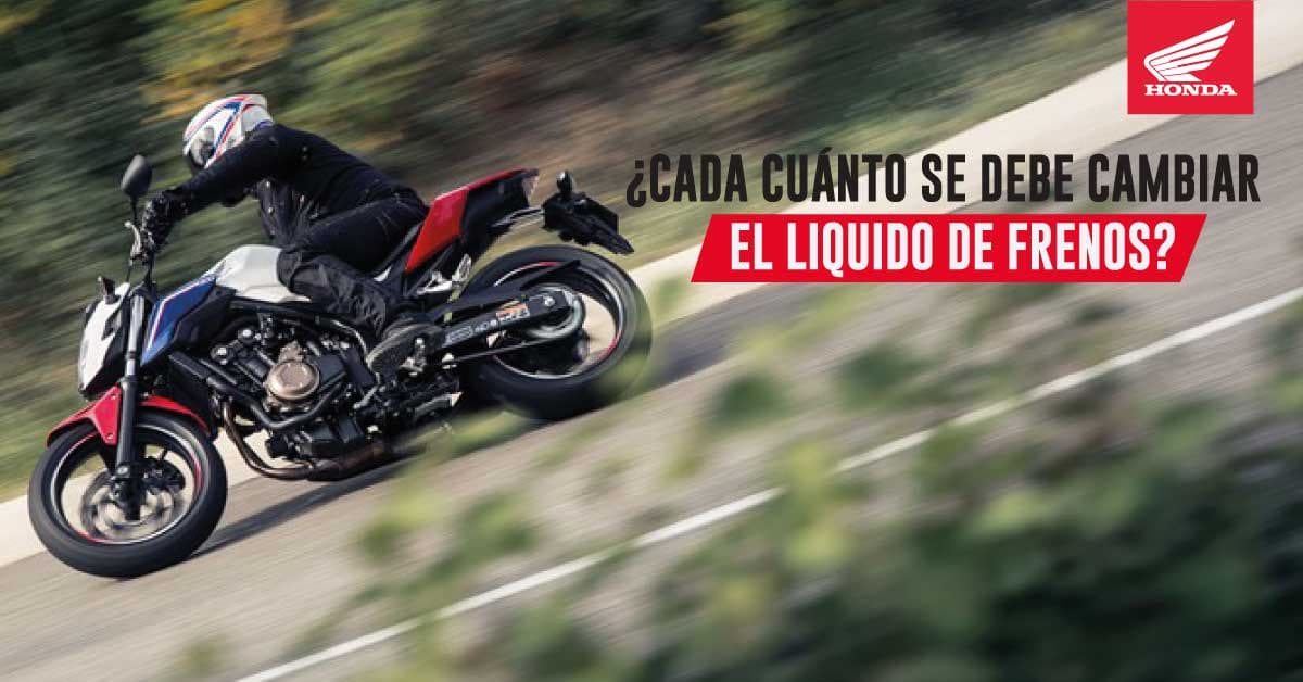 ¿Cada cuánto debo cambiar el líquido de frenos de mi moto?