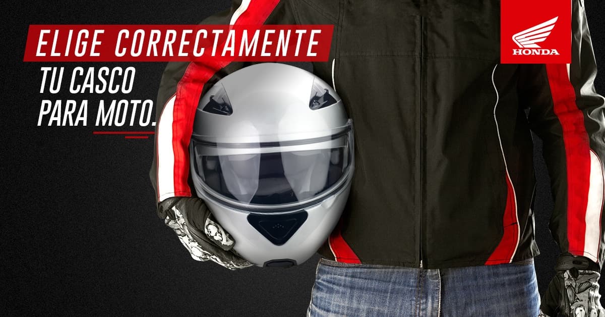Cómo elegir correctamente tu casco para moto