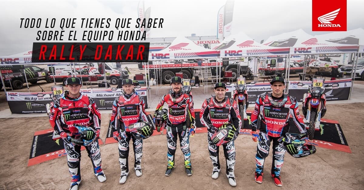Los integrantes del equipo Monster Energy Honda Team 2018