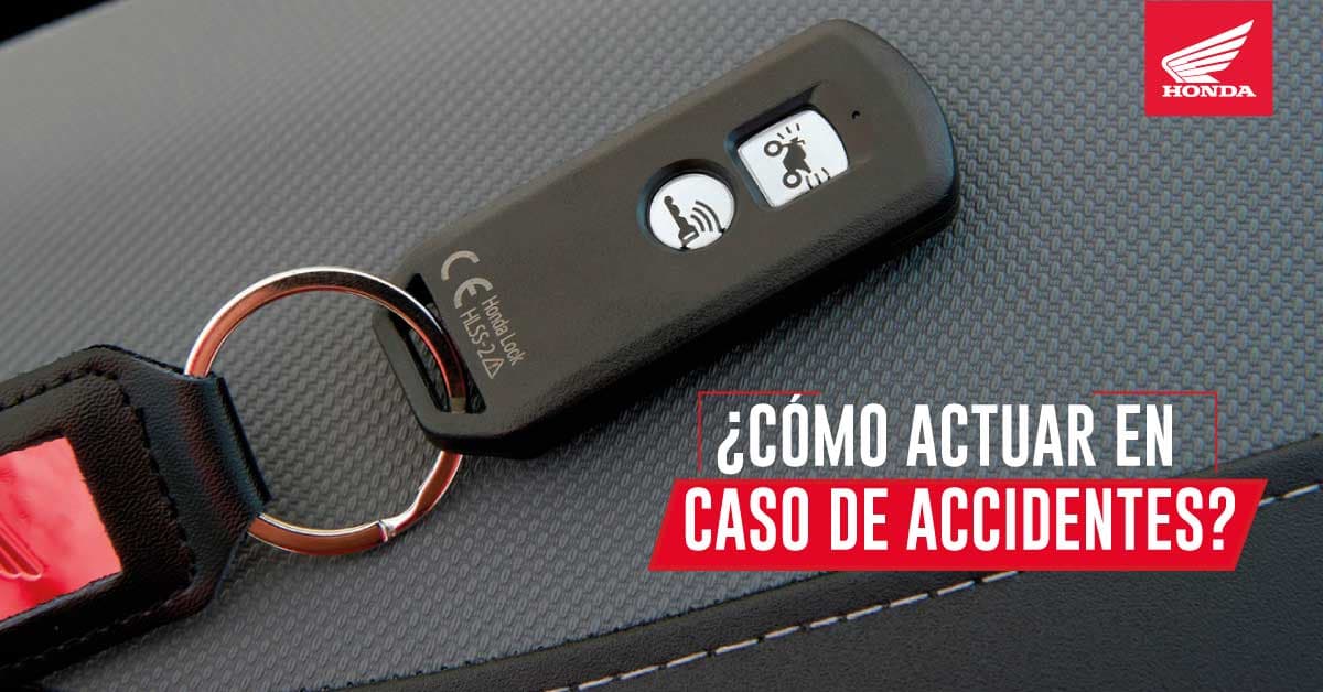 Consejos que te ayudarán a actuar cuando tengas un accidente en moto