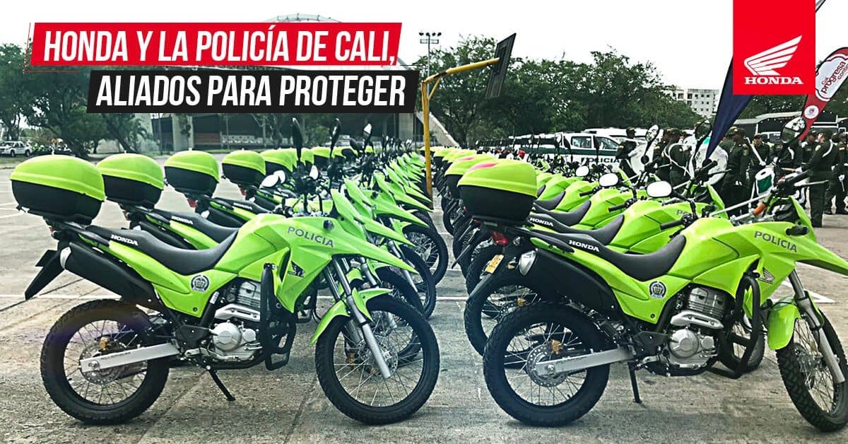 Honda XRE 300 una aliada para la Policía Metropolitana de Cali