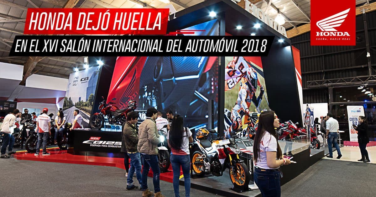 La huella que dejó Honda en el XVI Salón Internacional del Automóvil 2018