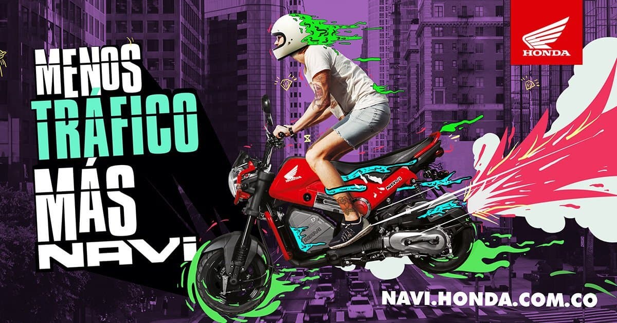 Honda Navi, la moto que llegó a innovar en el mercado colombiano