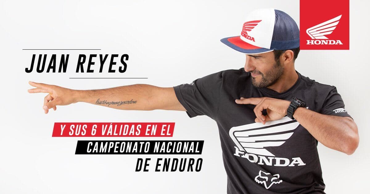 Las 6 batallas de Juan Reyes en el Campeonato Nacional de Enduro 2018