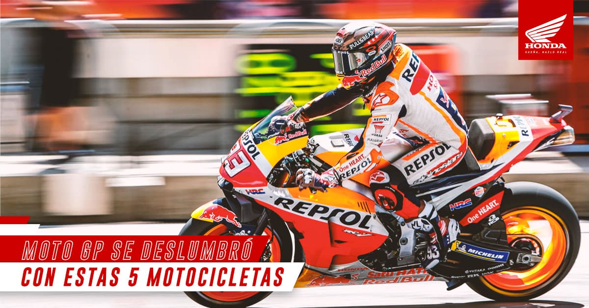 5 motocicletas Honda que impactaron el Moto GP