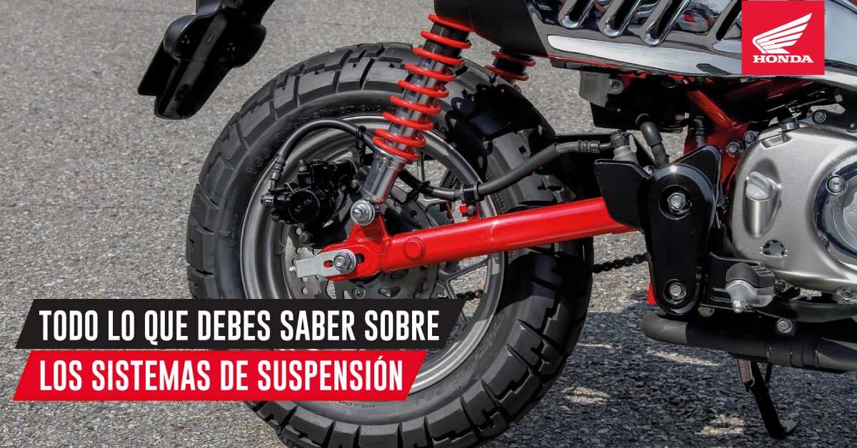 Sistemas de suspensión en motocicletas. Todo lo que debes saber