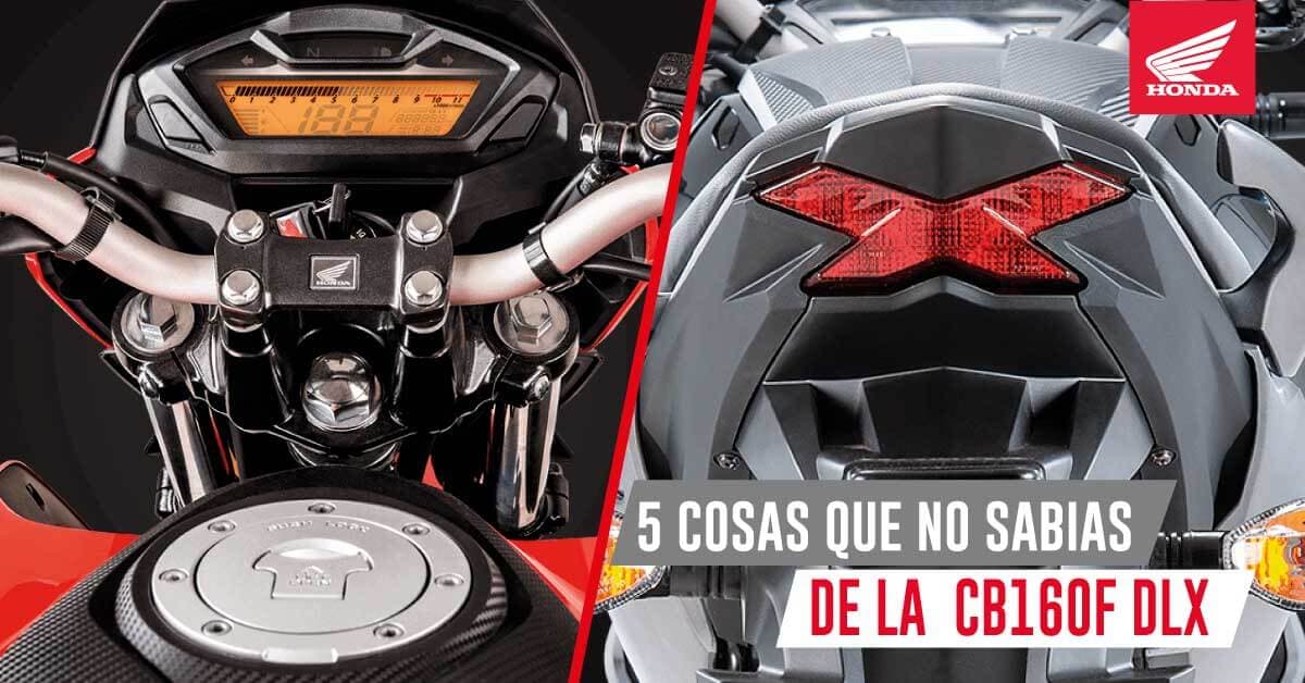 Top de 5 cosas que no sabías de la CB 160F DLX