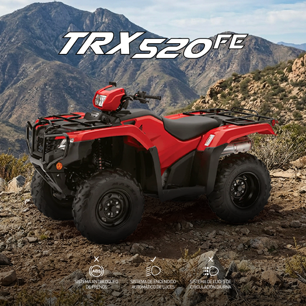cuatrimoto honda trx 520 fe 