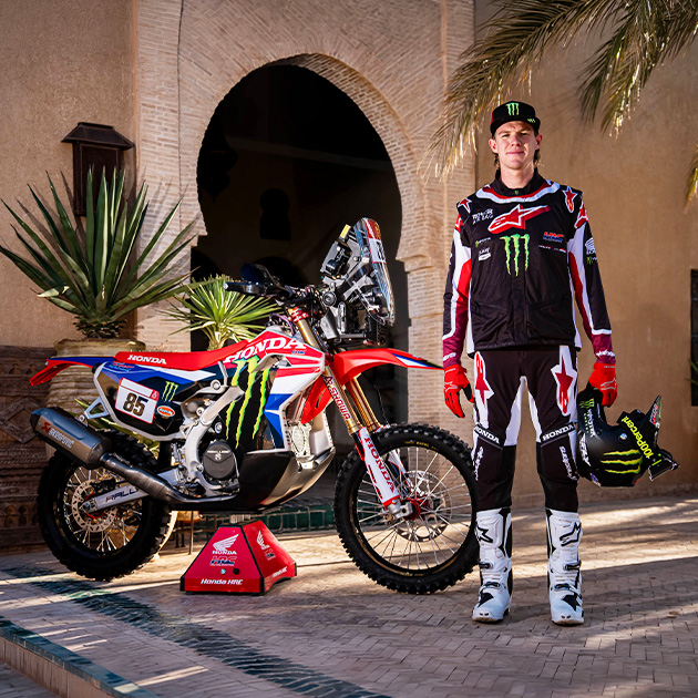 Piloto de rally dakar honda Preston Campbell