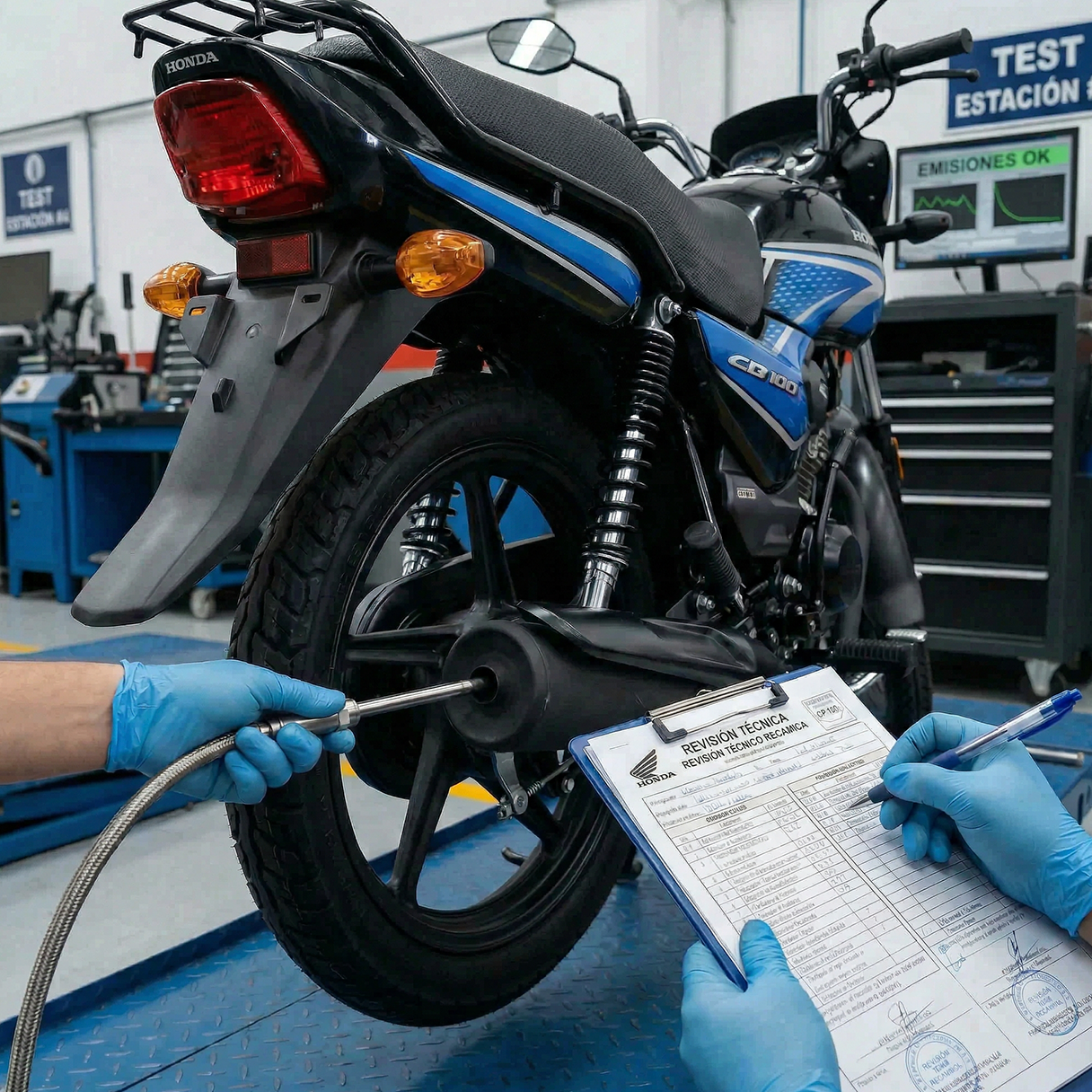 revision de emisiones de gas en tecnomecanica