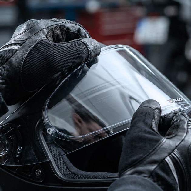 visera de casco para moto