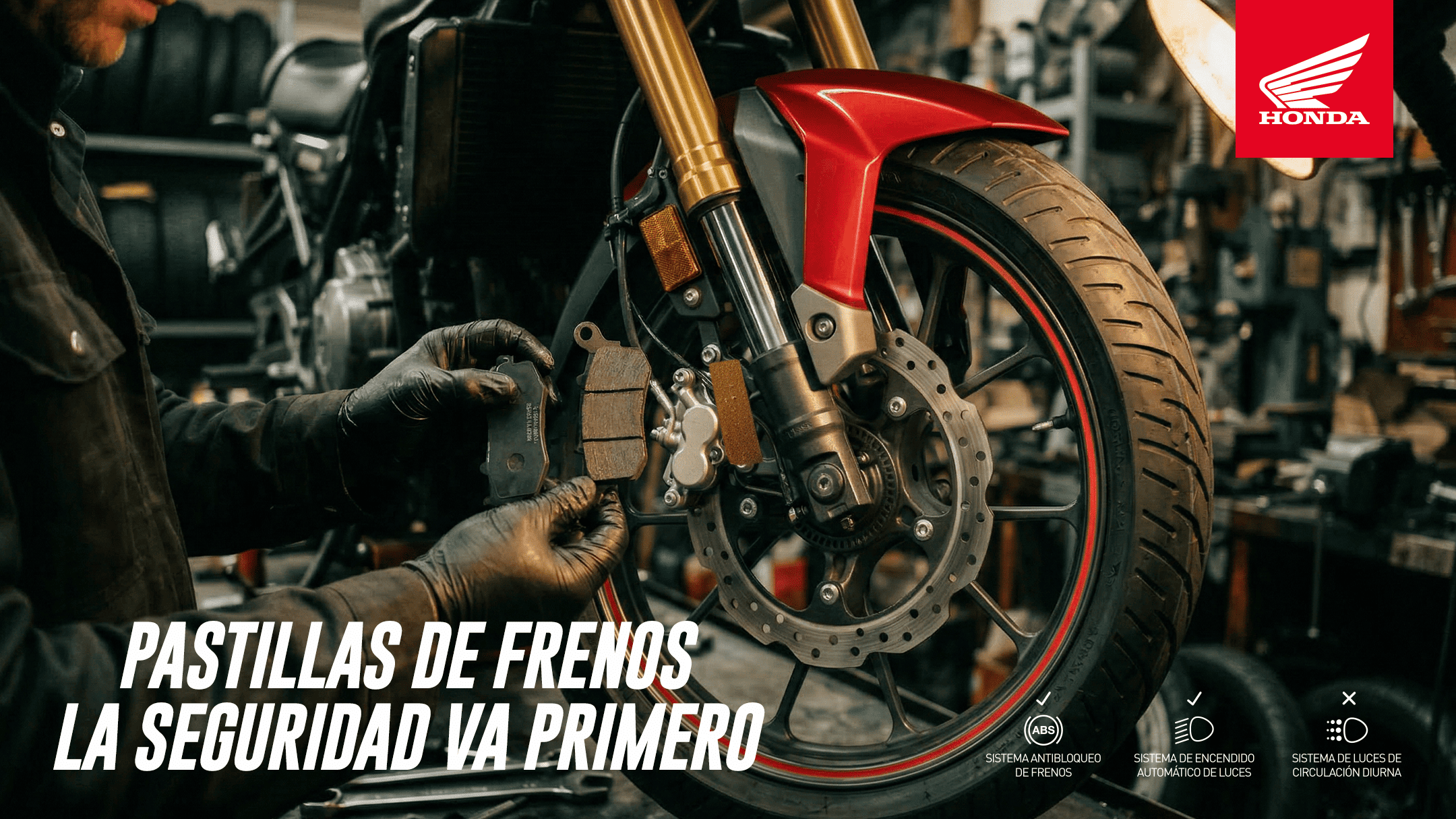 Pastillas de freno de moto